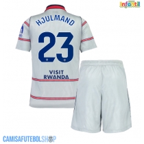 Camisa de time de futebol Atletico Madrid Morten Hjulmand #23 Replicas 3º Equipamento Infantil 2026-27 Manga Curta (+ Calças curtas)